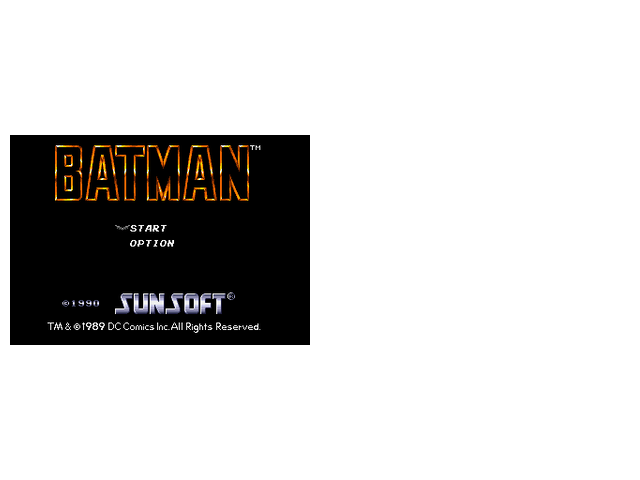 蝙蝠侠 （人数不减，按START键加99个飞镖，恢复血）